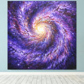 Galaxy Poster Leinwanddruck (Insitu (Holzboden))