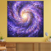 Galaxy Poster Leinwanddruck (Insitu (Wohnzimmer))