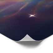 Galaxy Pour Poster - Kosmische Glaskunst (Ecke)