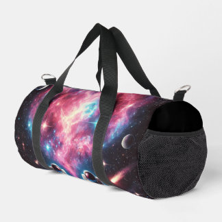 Galaxy Print Duffle Bag