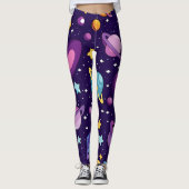 Galaxy Print Leggings (Vorderseite)