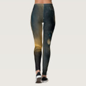 Galaxy Print Leggings - Kosmischer Stil und unendl (Rückseite)