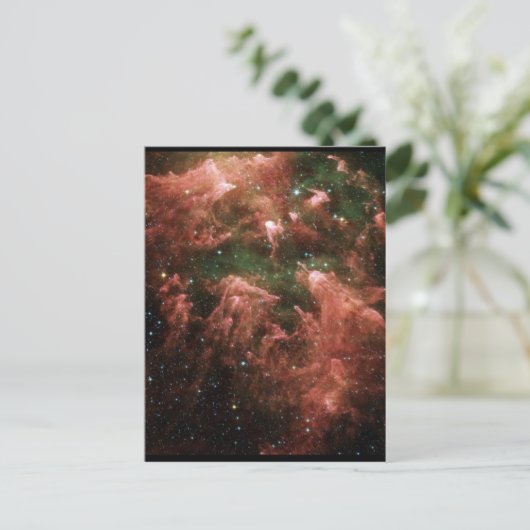 Galaxy Print Postkarte (Stehend Vorderseite)