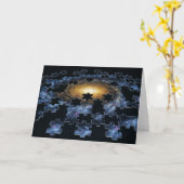 Galaxy-Puzzle-Karte Karte (Gelbe Blume)