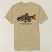 Galaxy Rasbora Celestial Pearl Danio with Text T-Shirt (Design vorne)