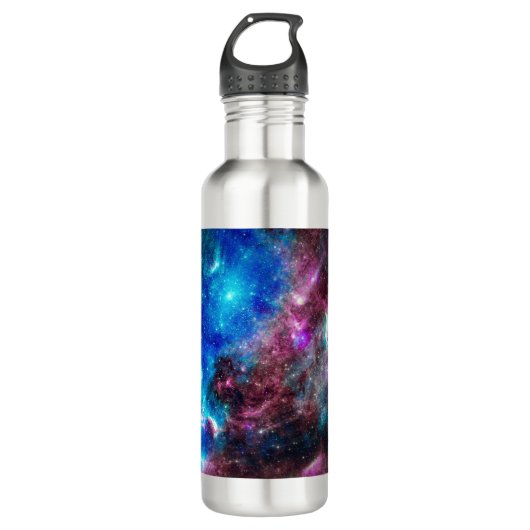 Galaxy Red und Blue Galaxy Edelstahlflasche (Vorderseite)
