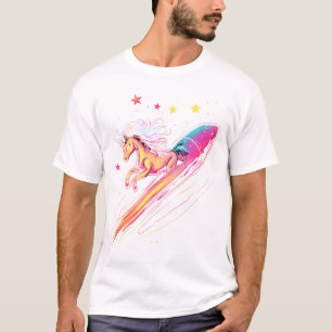 Galaxy Rider Einhorn (1) T-Shirt