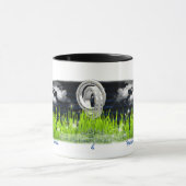 Galaxy-rings-Wedding-Geschenk Tasse (Zentrum)