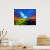 Galaxy Rise Poster (Küche)