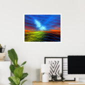 Galaxy Rise Poster (Heimbüro)