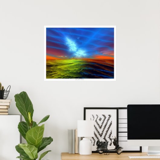 Galaxy Rise Poster (Heimbüro)