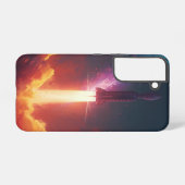 Galaxy Rocket Case - kühne kosmische Gestaltung Samsung Galaxy Hülle (Rückseite (Horizontal))