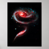 Galaxy Rose Red Poster (Vorne)