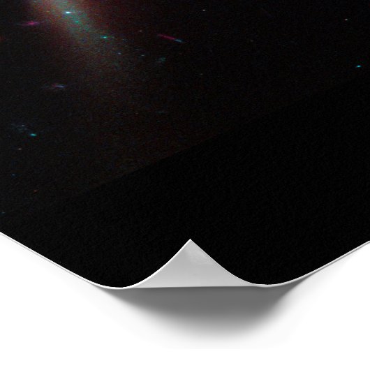 Galaxy Rose Red Poster (Ecke)