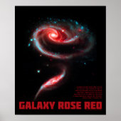 Galaxy Rose Red Poster (Vorne)