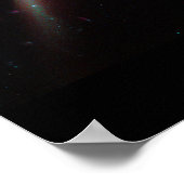 Galaxy Rose Rot Poster (Ecke)