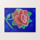 Galaxy Rose Wasserfarbenpuzzle Puzzle (Horizontal)