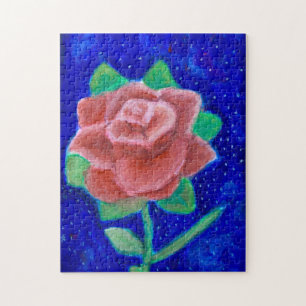 Galaxy Rose Wasserfarbenpuzzle Puzzle