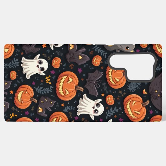 Galaxy S22 Ultra Gehäuse mit Halloween-Muster Samsung Galaxy Hülle (Rückseite (Horizontal))