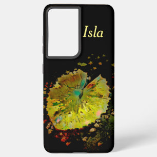 Galaxy Samsung S21+ Case Digital Water Lily Pod Hülle