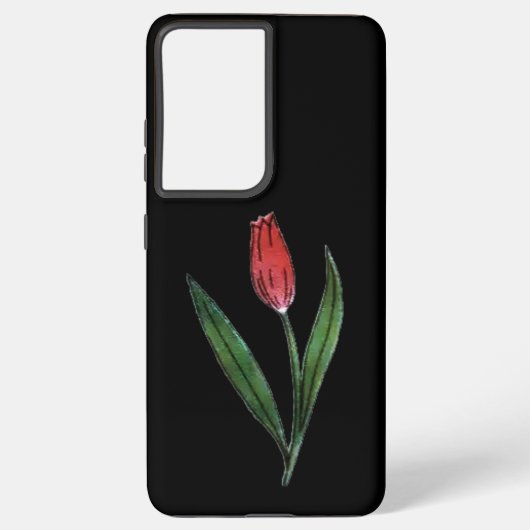 Galaxy Samsung s21 ultra Case Blume Design Hülle (Rückseite)