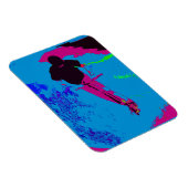 Galaxy - Scooter Rider Puzzle Magnet (Rechte Seite)