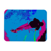 Galaxy - Scooter Rider Puzzle Magnet (Horizontal)