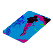 Galaxy - Scooter Rider Puzzle Magnet (Linke Seite)