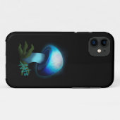 Galaxy Shiitake Glighlight Blue Mushroom Case-Mate iPhone Hülle (Rückseite (Horizontal))