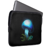 Galaxy Shiitake Glighlight Blue Mushroom Laptopschutzhülle (Vorne Rechts)