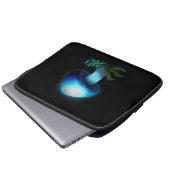 Galaxy Shiitake Glighlight Blue Mushroom Laptopschutzhülle (Vorne Knopf)