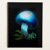 Galaxy Shiitake Glighlight Blue Mushroom Planer (Vorderseite)