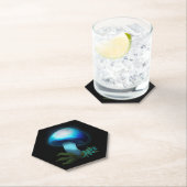 Galaxy Shiitake Glighlight Blue Mushroom Untersetzer (Vor Ort)