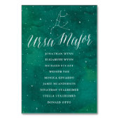 GALAXY-Sitzkarte Ursa Major Tischnummer (Rückseite)