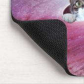 Galaxy Space Cats LOL Funny Mousepad (Ecke)