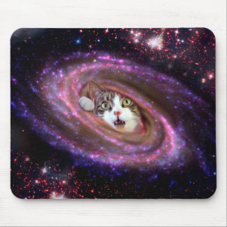 Galaxy Space Cats LOL Mousepad (Horizontal)
