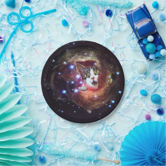 Galaxy Space Cats Paper Teller 7" (Party)