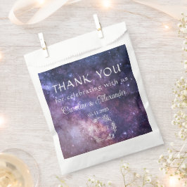 Galaxy Space Celestial Starry Night Wedding Geschenktütchen