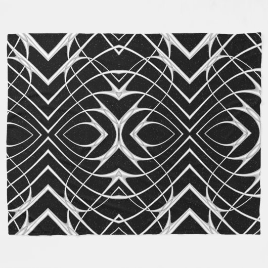 Galaxy Space Design Fleecedecke (Vorderseite (Horizontal))