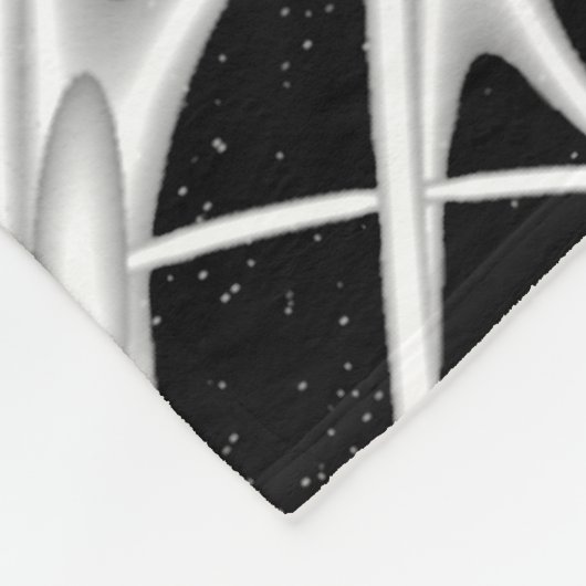 Galaxy Space Design Fleecedecke (Ecke)