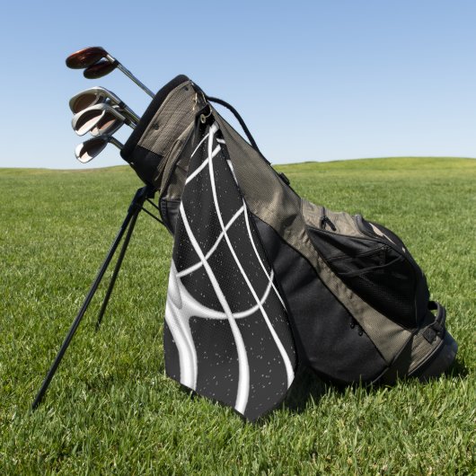 Galaxy Space Design Golfhandtuch (Gras)