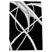 Galaxy Space Design Mittlere Geschenktüte (Vorderseite)