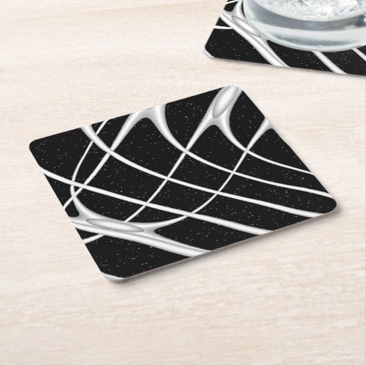 Galaxy Space Design Rechteckiger Pappuntersetzer (angewinkelt)