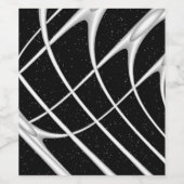 Galaxy Space Design Weinetikett (Einzelnes Label)