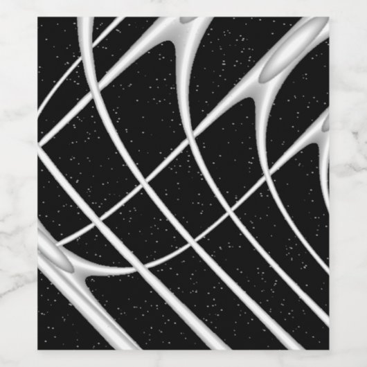 Galaxy Space Design Weinetikett (Einzelnes Label)