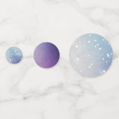 Galaxy Space Geburtstagsparty Konfetti (Rückseiten)