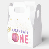 Galaxy Space Girl Geburtstagsparty Geschenkschachtel (Geöffnet)