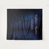 Galaxy Space Nebula Cosmos Wedding Foto Booth Wandteppich (Vorderseite (Horizontal))