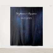 Galaxy Space Nebula Cosmos Wedding Foto Booth Wandteppich (Vorderseite)