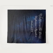 Galaxy Space Nebula Cosmos Wedding Foto Booth Wandteppich (Vorderseite (Horizontal))